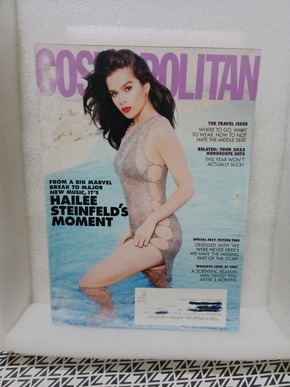 Cosmopolitan Magazine - Purple & Aqua Cover